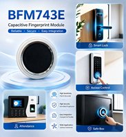 BFM743E Gesichts-Palmenvenen-Modul Eingebetteter Biometrischer Sensor UART TTL Weitbereichstemperaturbereich Linux OS USB-Betrieben Smart Lock Zugangskontrolle