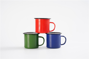 गर्म बिकने वाला सस्ता तामचीनी कप कप 330 मिलीलीटर तामचीनी मापने वाला कप - Product Image 2