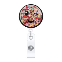 BSBH – bobine de Badge rétractable personnalisée, robuste et mignon, pour médecin, infirmière, personnel, nom, étiquette d'identité avec Clip