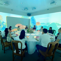 Oeil nu 3D Holographique Restaurant Projecteur 3D Mur KTV Bar Mariage Holographique Projecteur Interactif Projection Holographique