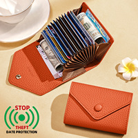 Porte-cartes en cuir de vachette première couche à motif litchi pour femme, nouveau style, porte-cartes de permis de conduire en cuir véritable