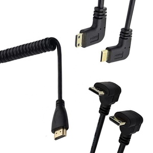 HD 2,0 1,4 2,1 versión Mini Cámara <span class=keywords><strong>Cable</strong></span> <span class=keywords><strong>de</strong></span> comunicación Conductor <span class=keywords><strong>de</strong></span> cobre recto/arriba/abajo/Izquierda/<span class=keywords><strong>luz</strong></span> - Product Image 4