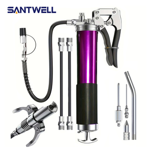 400CC High Pressure Manual Grease Gun, Labor Saving Heavy Duty Grease Tool With Full Accessories <b>Set</b> - Product Image 2