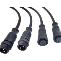 Connecteur d'alimentation étanche OSTAI M12/M14 IP68, 2, 3 ou 4 broches, mâle/femelle, câble d'extension extérieur, contact en cuivre, 300V 5A