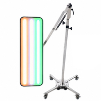 Nouvelle arrivée : Panneau lumineux PDR avec support en acier inoxydable, lampe portable de détection de bosses de voiture, panneau LED pour la réparation de bosses sans peinture