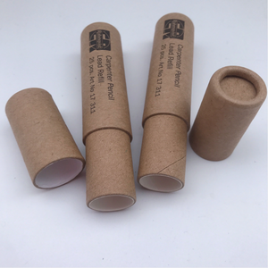 Tube en papier kraft imprimé, écologique, vide, pour baume à lèvres, parfum solide, logo de marque personnalisé disponible - Product Image 5