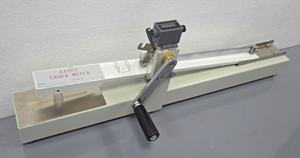 Tecido Cor Fricção Tester <span class=keywords><strong>Fastness</strong></span>-Crockmeter <span class=keywords><strong>manual</strong></span> portátil para Textile Labs - Product Image 4