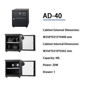 Caixa de Armazenamento Eletrônica para Lentes de Câmera DSLR EDC-40L, Armário de Secagem à Prova de Umidade - Product Image 2