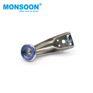 Pata de Esquina para Sofá de <span class=keywords><strong>Metal</strong></span> Cromado Contemporáneo de 90 mm, Soporte de <span class=keywords><strong>Metal</strong></span> para Muebles, para Dormitorio, Salón, Silla Curva, Gabinete - Product Image 3