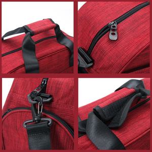 Customized Logo Women's Weekend Overnight Gym Sports Waterproof Canvas Luggage <b>Bag</b> <b>Travel</b> Duffel <b>Bag</b> Zipper <b>Storage</b> Makeup - Product Image 3