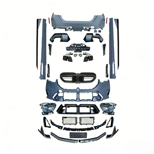 <b>Car</b> G60 G68 Front Rear Bumpers Assembly Kit Facelift M5 Style Full Body Kits with <b>Diffuser</b> for BMW 5 Series G60 G68 2023-2025 - Product Image 1