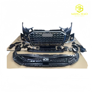 Pare-chocs de voiture d'origine pour Audi A8 <span class=keywords><strong>D5</strong></span>, pare-chocs complet avec calandre, feux antibrouillard, capteur d'aide au stationnement et kit carrosserie - Product Image 3