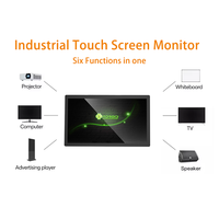 Écran tactile OEM ODM 15 pouces 4:3 IPS compatible DVI HDMI, Full HD, finition métal noir, nouvelle série commerciale