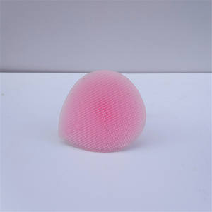 Brosse de bain en Silicone pour cheveux, accessoire de douche pour bébé, <span class=keywords><strong>shampoing</strong></span>, pour berceau et bonnet - Product Image 4