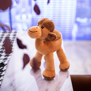 Boneka Unta Promosi Murah Pabrik 25cm, Boneka Hewan Gurun yang Menggemaskan, Boneka Unta Realistis - Product Image 6