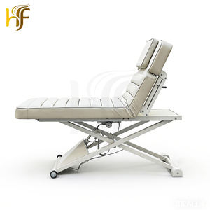 <span class=keywords><strong>Table</strong></span> de massage en matériau durable, lit de massage chauffant, hauteur réglable, lit incurvé pour les cils, mobilier de salon de beauté - Product Image 5