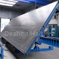 Machine à table inclinable pour panneaux en béton préfabriqués dans une usine de production de maisons préfabriquées