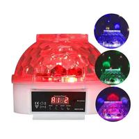Nouvelle Lampe LED KTV à Effet Boule Magique, Lumière Stroboscopique à Motifs, Télécommande à Activation Vocale, Couleurs Rouge/Vert/Bleu pour la Maison, la Scène DJ