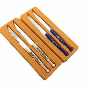 Couteau à fruits en acier inoxydable durable de haute qualité, contemporain, 12 pièces, boîte cadeau pour fête, mariage - Product Image 1