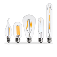 Ampoule à filament LED vintage CE ST64 4W/6W/8W ambre