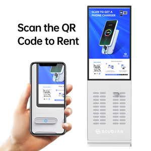 Estación de carga de Banco de energía de batería portátil de 40 ranuras para publicidad de áreas públicas Pantalla de 43 ''Alquiler de teléfonos móviles Compartir - Product Image 2