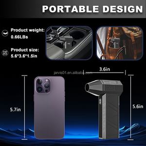 Souffleur d'air électrique portable 130000 tr/min Mini ventilateur pour le nettoyage de voiture Outil puissant de soufflage d'air manuel - Product Image 3