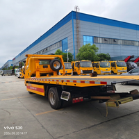 Dongfeng Düz Kasalı Kurtarıcı Çekici YUNNEI 160HP 7 Ton 5.8m Düz Kasalı Yol Yardım Kurtarma Aracı 4 Tonluk Araç Arıza Çekme Özelliğiyle