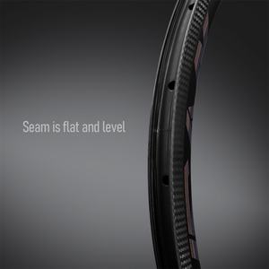 Ruedas de Bicicleta de Carretera ICAN con Freno de Disco, Logotipo Láser Brillante, <span class=keywords><strong>Ciclocross</strong></span>, Carbono, 35C, Superligeras, Clincher - Product Image 5