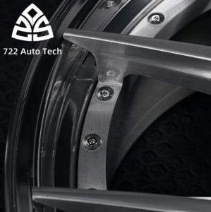 Jantes Forgées Automobiles 722 Deux Pièces Polies 18 19 20 21 22 23 24 Pouces 5x120 5x114.3 5x112 5x115 en Aluminium 6061 pour BMW Audi Mercedes - Product Image 4