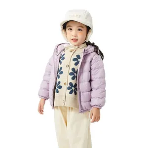 Light Children Down Jackets Coats Custom Jacket Light Weight Kids Warm Light Puffer Jackets For The 4 Seasons