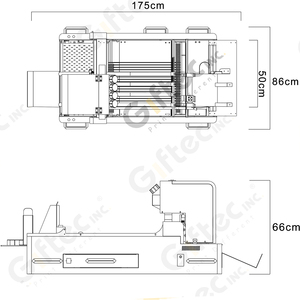 Giftec <span class=keywords><strong>Imprimante</strong></span> de sac numérique de bureau à passage unique A4 Mini machine d'impression de pochette de gobelets en papier à grande vitesse en un seul passage pour les petites entreprises - Product Image 5