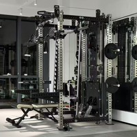 Nueva Máquina Smith 2026, Banco de Pesas Multiusos, Soporte para Barra, Uso Comercial y Doméstico, Soporte Multifuncional para Entrenamiento con Pesas