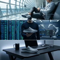 Sabots mules Y2K personnalisés sans dos pour hommes et femmes, en EVA moulé technologique aérodynamique, avec logo OEM sur le talon, style futuriste urbain décontracté