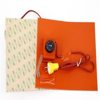Plaque chauffante et coussin chauffant en caoutchouc silicone flexible de haute qualité 12-480V -50-260°C Température de fonctionnement