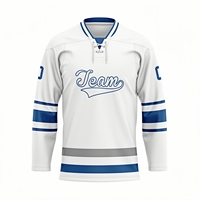Maillot de hockey sur glace vintage pour hommes, impression par sublimation OEM, broderie et techniques de strass, écologique, séchage rapide