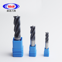 Chine Machine Pas Cher Prix 2 Flûte 4 Flûte Hrc45 Hrc50 Hrc55 Hrc63 Carré Plat Cnc Outil De Coupe En Carbure De Tungstène fraise en bout