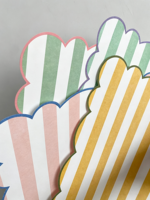 Papier d'emballage élégant rayé de la série Sea Salt Bubble, papier pour fleurs fraîches, bouquet de fleurs, matériel pour l'arrangement floral en boutique