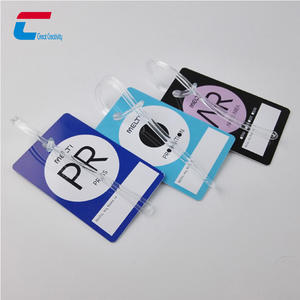 Etiqueta de Equipaje Personalizada con Mapa del Mundo Impreso Etiqueta de Equipaje Nombre de Identificación de Viaje Etiquetas Inteligentes de Pvc - Product Image 4