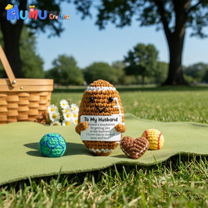 Muñecas de <span class=keywords><strong>Ganchillo</strong></span> OEM ODM, de Algodón Ecológico, Divertidas y Positivas, Lindos Juguetes Tejidos para Regalos Personalizados con Certificación CE - Product Image 5