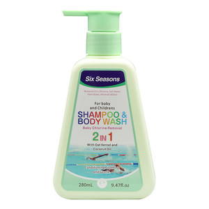 Champú y Gel <span class=keywords><strong>de</strong></span> Baño 2 en 1 SixSeasons <span class=keywords><strong>de</strong></span> 280 ml <span class=keywords><strong>para</strong></span> Eliminar <span class=keywords><strong>el</strong></span> Cloro del <span class=keywords><strong>Cabello</strong></span> y <span class=keywords><strong>el</strong></span> Cuerpo del Bebé, Cuidado Post-Natación <span class=keywords><strong>para</strong></span> Nadadores - Product Image 1