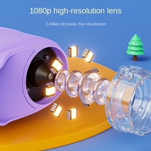 屋外探査子供用ハンドヘルドフルHDデジタル顕微鏡2インチLEDライトIP44防水<span class=keywords><strong>10x</strong></span>倍率マニュアル - Product Image 3