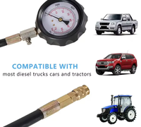 Kit d'outils de test moteur de qualité supérieure SF-A1020B avec adaptateurs TU-15B, kit universel de test de pression des cylindres diesel