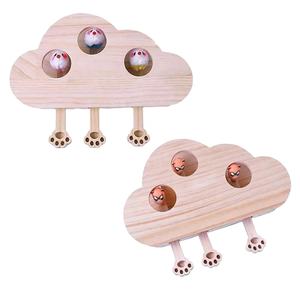 Nouveau Puzzle en bois massif interactif drôle boîte fournitures nuage forme <span class=keywords><strong>Hamste</strong></span> - Product Image 2