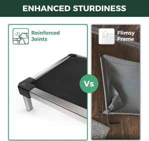 Trong Nhà Ngoài Trời Võng Lớn Con Chó Giường Cho Nhỏ Vừa Lớn Kích Thước Con Chó Thoáng Khí Có Thể Giặt Lưới Cao Làm Mát Vật Nuôi Cũi - Product Image 2