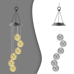 Luci Solari da Giardino LED Lampada a Sfera Marocchina per Esterni Impermeabile - Product Image 3