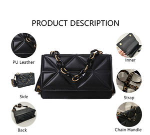 3081 conception personnalisée mon propre sac à main en cuir PU pas cher en gros dames sac à main femme sac à bandoulière en ligne Bolsas Femininas sacs à main - Product Image 2