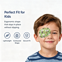 Pansement oculaire non tissé, jetable, stérile, pour chirurgie, soin des plaies oculaires, logo personnalisé