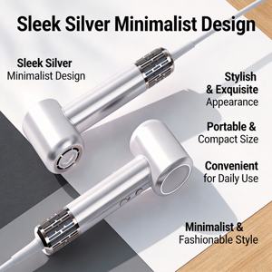 Ensemble de <span class=keywords><strong>brosse</strong></span> à air chaud haute vitesse pour cheveux, sèche-cheveux rapide, styler Air Wrap, outils de coiffage pratiques pour les cheveux, idéal pour les voyages - Product Image 2