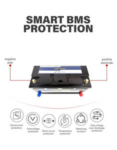 Bely Best Seller 12V Lifepo4 LCD batteria agli ioni di litio solare RV Marine 120ah 150ah 160ah 165ah 170ah - Product Image 5