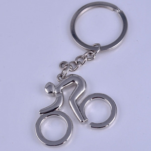 Nuevo Estilo Llavero de Bicicleta de Aleación de Zinc con Diseño Hueco, Pequeño <span class=keywords><strong>Regalo</strong></span> Creativo Semielaborado GX-200 - Product Image 3